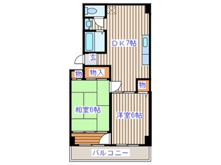 支倉ハイツの物件間取画像